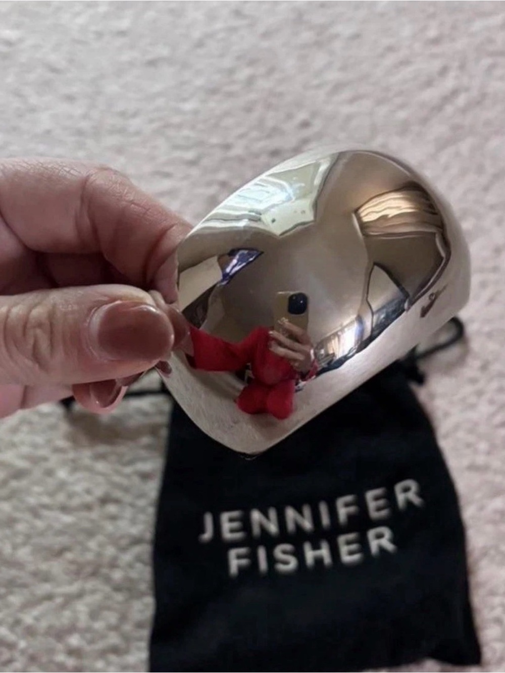 Jennifer Fisher Polished Silver Cuff Bracelet